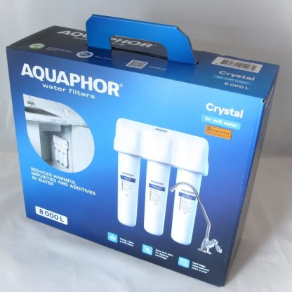 Aquaphor Crystal (version 2024) - Under the Counter Water Filter (Flow Microfiltration Purifier)
