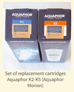 Aquaphor Morion DWM reverse osmosis system set of cartridges K2-K5