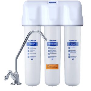 Aquaphor Crystal (version 2024) - Under the Counter Water Filter (Flow Microfiltration Purifier)