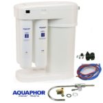 Aquaphor DWM-101S Morion RO-101S Sistema Filtrazione Acqua 4 Fasi a Osmosi Inversa (Depuratore Acqua - Reverse Osmosis Drinking Water Machine per Casa) con Serbatoio e filtri di Cambio rapido
