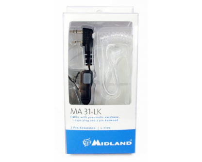 MA 31 LK Midland Cuffia (Microfono con Auricolare) 2-Pin