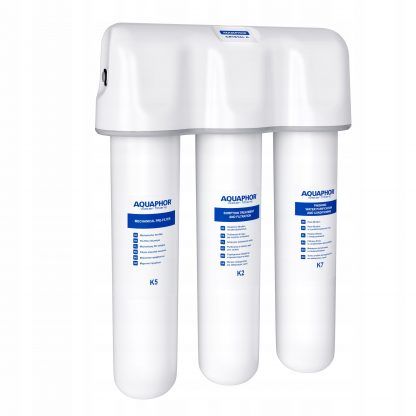 Aquaphor Crystal A (version 2024)- Under the Counter Water Filter Unit (Flow Microfiltration Purifier)