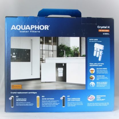 Aquaphor Crystal H Under the Counter Water Filter Deperator with softening for hard water