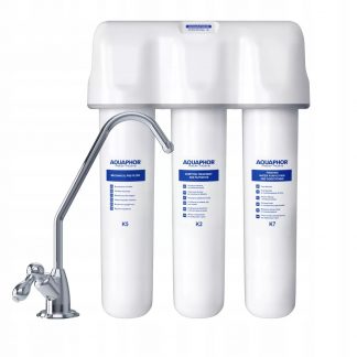 Aquaphor Crystal A (version 2024)- Under the Counter Water Filter Unit (Flow Microfiltration Purifier)