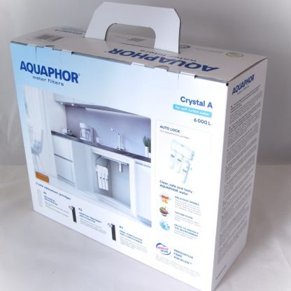 Aquaphor Crystal A (version 2024)- Under the Counter Water Filter Unit (Flow Microfiltration Purifier)