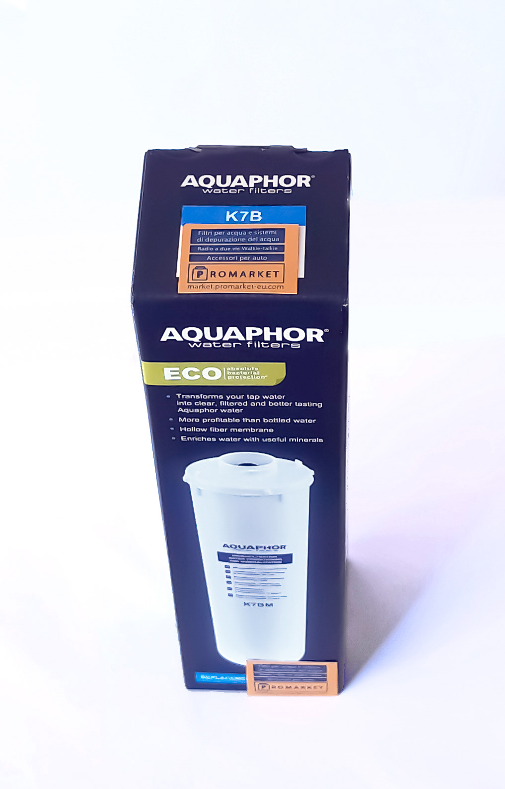 Aquaphor K7B Cartuccia Filtro Acqua Di Ricambio – Microfiltrazione 0,1 Micron Per Brocca Aquadea E Quadro