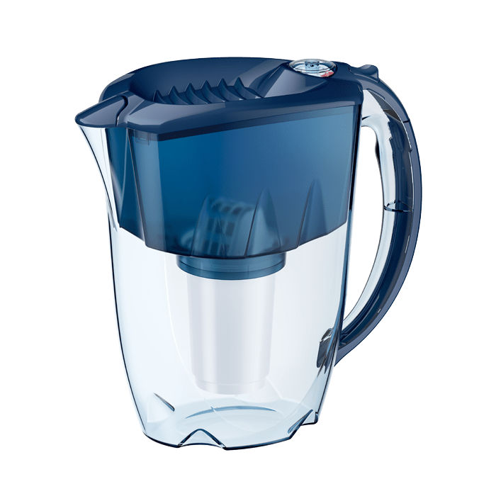 Water pitcher Aquaphor Prestige with A5 cartridge (cobalt blue)