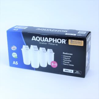 Aquaphor A5 economy set of 4 replacement filtering cartridges for pitchers Prestige, Provence and compatible