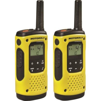 Portable PMR radio station Motorola TLKR T92 H2O IP67 set with 2 pcs Yellow