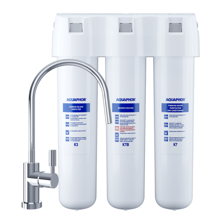 Water Filter Unit Complete Set Aquaphor Crystal ECO - Under the Counter Water Filter Unit ...