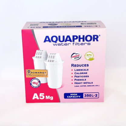 Aquaphor A5 Mg cartuccia per caraffa filtrante con magnesio (2 pz.)