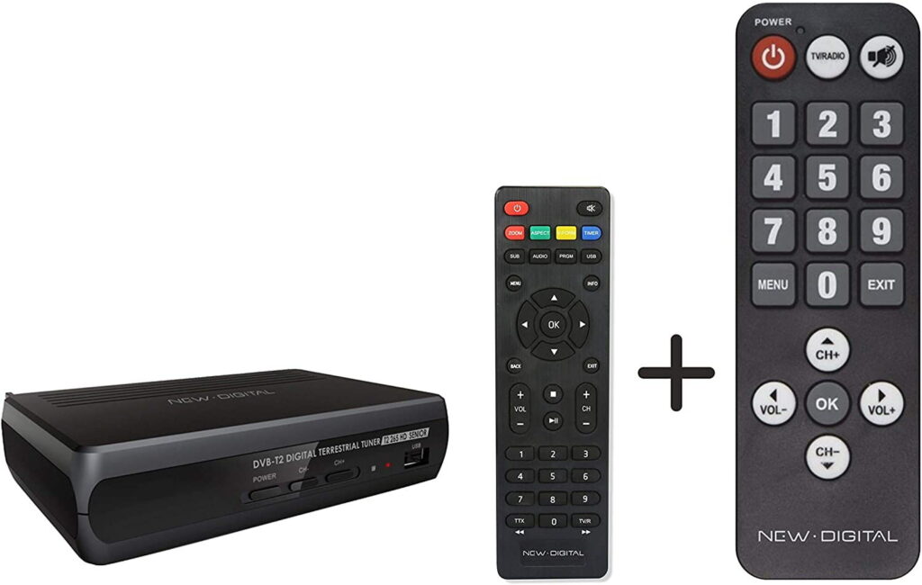 Decoder DVB-T2 HD 1080p - Ricevitore Digitale terrestre Nuova ...