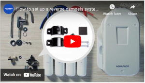 Aquaphor Morion DWM reverse osmosis system - short video on installation