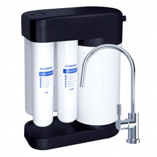 Aquaphor Morion DWM-102S Compact Reverse Osmosis Water Filter System 100 gpd for Home and Office