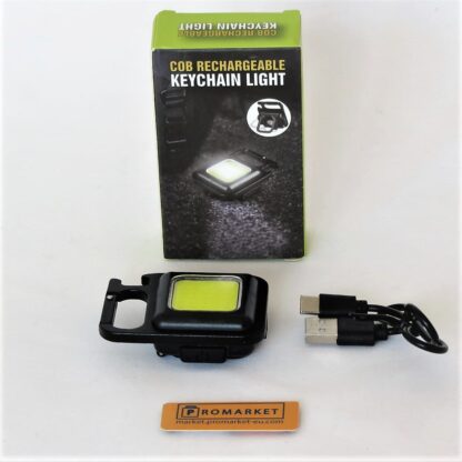 Mini LED Portable Keychain Flashlight Multifunction COB
