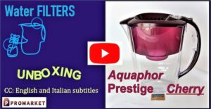 Aquaphor Prestige 2.8 Litres Water Filter Jug (pitcher) with original A5 and A5H filters - YouTube unboxing video