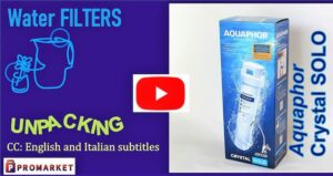 YouTube video: Aquaphor Crystal Solo, small and efficient under-the-counter drinking water filter