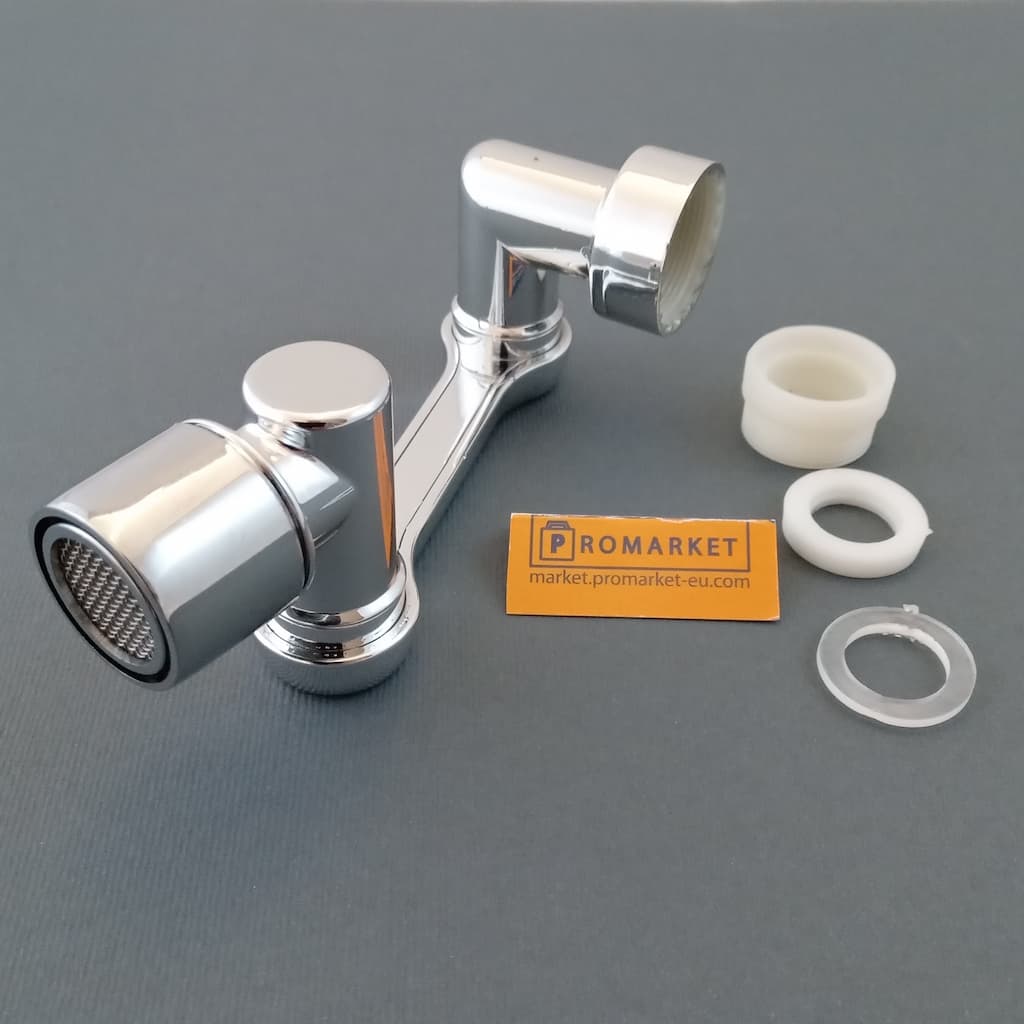 Tap_Extender_3_02_r ProMarket Universal Rotation Extender Faucet Aerator for Kitchen or Bathroom Washbasin Tap Faucet