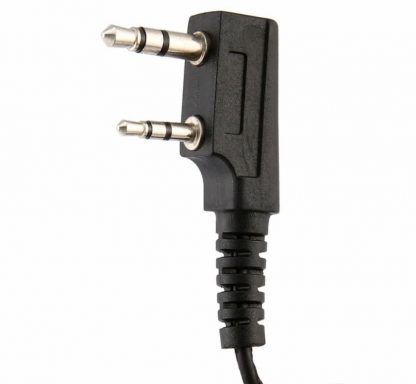 Headset with 2-pin connection for  Vector / Kenwood / Midland PMR446 / Baofeng / Luiton and other radios