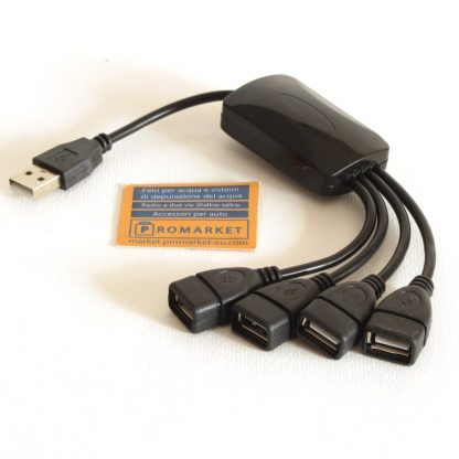 Flexible 1-to-4 Ports USB 2.0  Small and handy hub