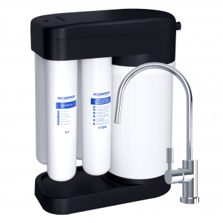 Aquaphor Morion DWM RO-102S EU Compact Reverse Osmosis Water Filter System 100 gpd for Home and Office