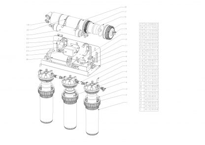 RO400 400gpd reverse-osmosis direct flow system