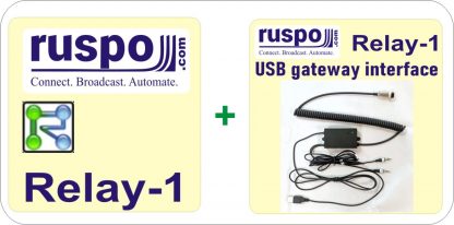 PC to CB radio Gateway Hardware Interface, Ruspo Relay-1 included bundle