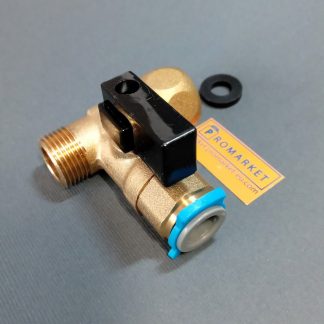 Aquaphor JG 3/8" - 3/8 - 3/8 T-Fitting Water Adapter | Universal Connector with Shut-Off Valve