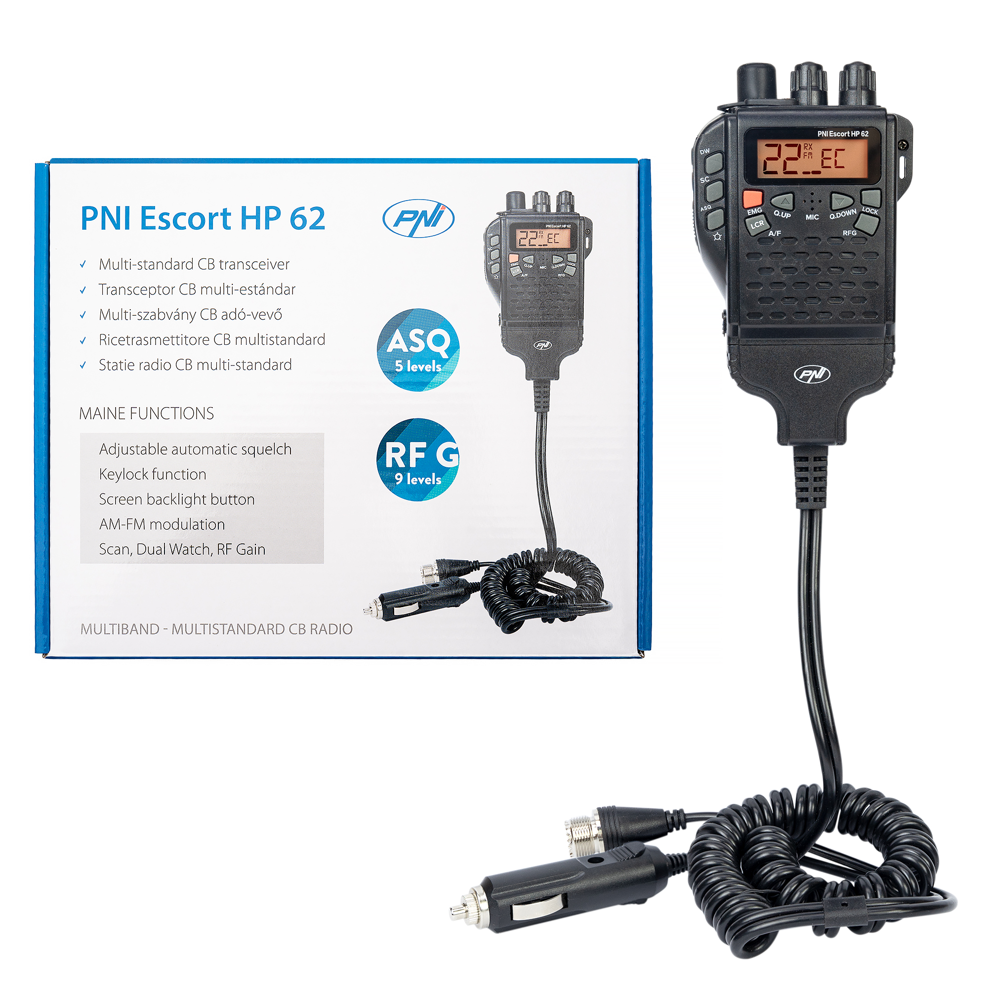 Portable CB radio station PNI Escort HP 62