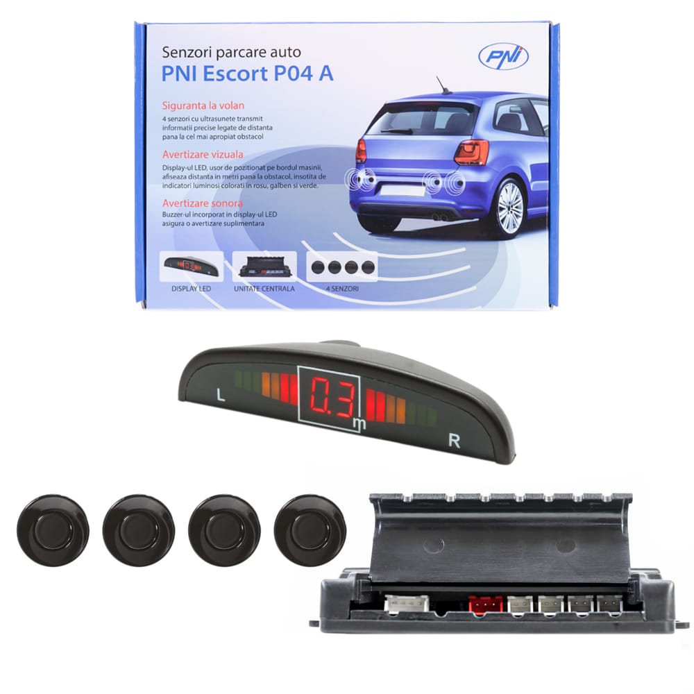 Car Park Sensors PNI Escort P04 A with 4 receivers