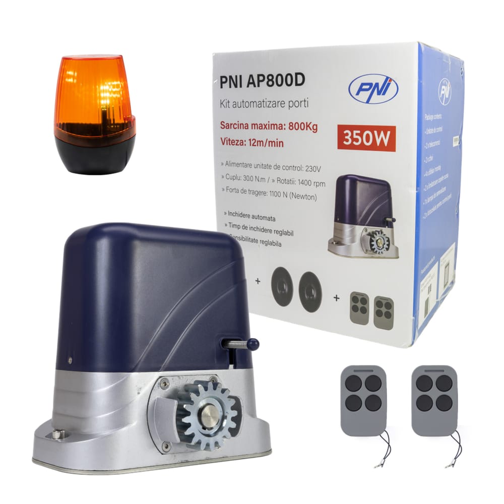 PNI AP800D gate automation kit includes motor