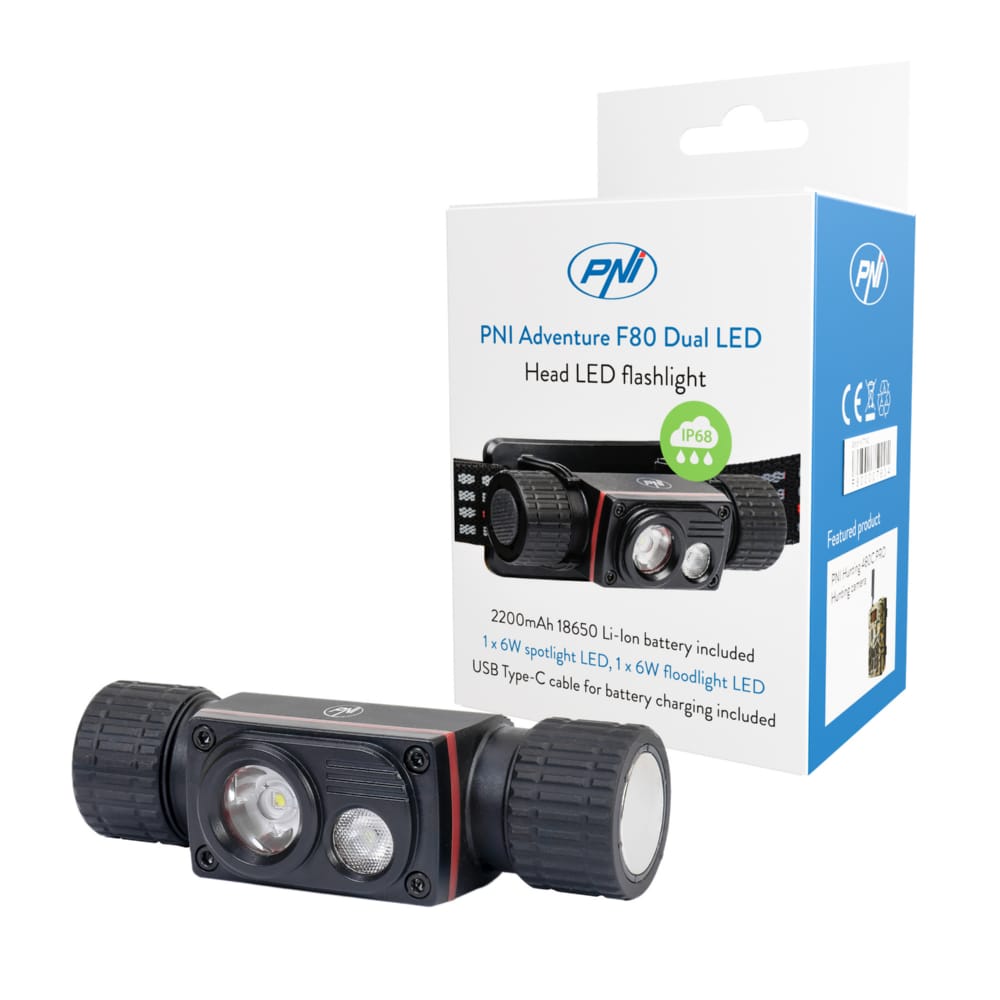 PNI Adventure F80 Dual LED headlamp